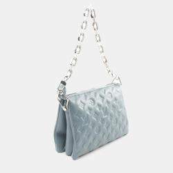 Louis Vuitton Blue Leather Coussin PM Shoulder Bag