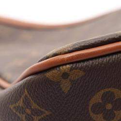 Louis Vuitton Brown/Beige Monogram Canvas Dauphine MM Shoulder Bag