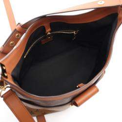 Louis Vuitton Brown/Beige Monogram Canvas Dauphine MM Shoulder Bag