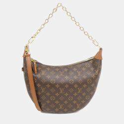 Louis Vuitton Brown Monogram Reverse Loop Hobo Bag