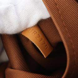 Louis Vuitton Brown Coated Canvas Leather Soft Hat Trunk Shoulder Bag