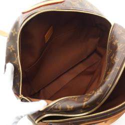 Louis Vuitton Brown Coated Canvas Leather Soft Hat Trunk Shoulder Bag