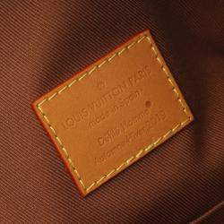Louis Vuitton Brown Coated Canvas Leather Soft Hat Trunk Shoulder Bag
