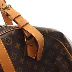 Louis Vuitton Brown Coated Canvas Leather Soft Hat Trunk Shoulder Bag