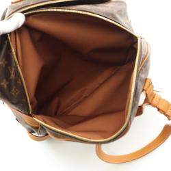Louis Vuitton Brown Coated Canvas Leather Soft Hat Trunk Shoulder Bag