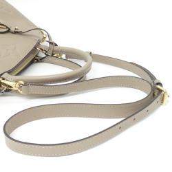 Pre Owned Louis Vuitton Tourterelle Monogram Empreinte Grand Palais MM Handbag