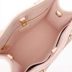 Louis Vuitton Light Pink Leather Empreinte Stardust Monogram OnTheGo PM Handbag