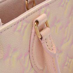 Louis Vuitton Light Pink Leather Empreinte Stardust Monogram OnTheGo PM Handbag
