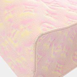 Louis Vuitton Light Pink Leather Empreinte Stardust Monogram OnTheGo PM Handbag
