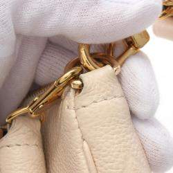 Louis Vuitton Ivory Monogram Empreinte Leather Multi Pochette Accessoires Shoulder Bag