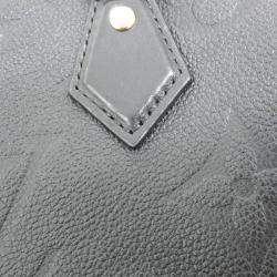 Pre Owned Louis Vuitton Black Monogram Empreinte Leather Speedy Bandouliere 20 Boston Bag