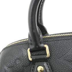 Pre Owned Louis Vuitton Black Monogram Empreinte Leather Speedy Bandouliere 20 Boston Bag