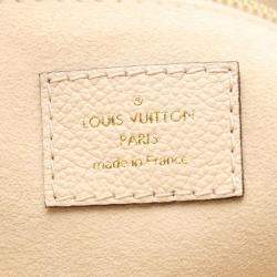 Louis Vuitton Ivory Monogram Empreinte Leather Neverfull MM Tote Bag