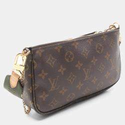 Pre Owned Louis Vuitton Brown Monogram Canvas Multi Pochette Accessoires Shoulder Bag
