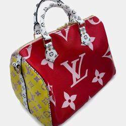 Louis Vuitton Rouge Monogram Giant Speedy Bandouliere 30 NM Shoulder Bag