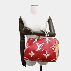 Louis Vuitton Rouge Monogram Giant Speedy Bandouliere 30 NM Shoulder Bag