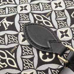 Pre Owned Louis Vuitton Gray/Black Monogram Jacquard OnTheGo GM Since 1854 Tote Bag