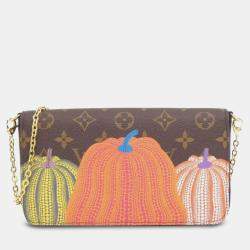 Louis Vuitton Brown Monogram Canvas Pochette Felicie Shoulder Bag