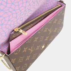 Louis Vuitton Brown Monogram Canvas Pochette Felicie Shoulder Bag