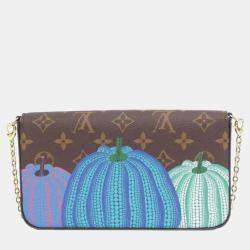 Louis Vuitton Brown Monogram Canvas Pochette Felicie Shoulder Bag