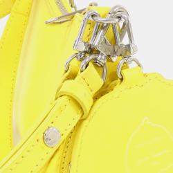 Pre Owned Louis Vuitton Yellow Leather Epi Malellini Shoulder Bag