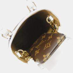 Louis Vuitton White Monogram LV Match Nano Bucket Bag 