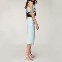 Pre Owned  حقيبة إكسسوارات صغيرة لوي فيتون جلد إيبي فستقية