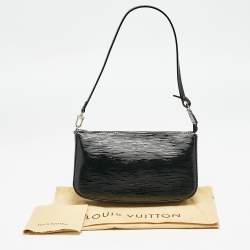 Pre Owned  حقيبة إكسسوارات صغيرة لوي فيتون جلد إيبي فستقية