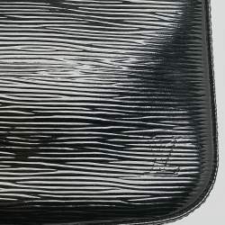 Pre Owned  حقيبة إكسسوارات صغيرة لوي فيتون جلد إيبي فستقية