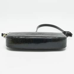 Pre Owned  حقيبة إكسسوارات صغيرة لوي فيتون جلد إيبي فستقية