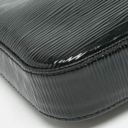 Pre Owned  حقيبة إكسسوارات صغيرة لوي فيتون جلد إيبي فستقية