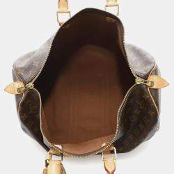 Pre Owned Louis Vuitton Brown Monogram Keepall 45