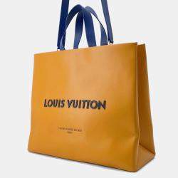 Louis Vuitton Saffron Leather MM Shopper Tote Bag