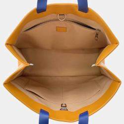 Louis Vuitton Saffron Leather MM Shopper Tote Bag