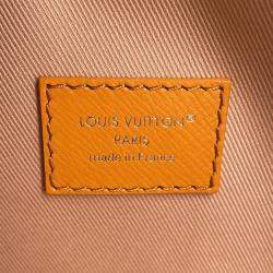 Louis Vuitton Saffron Leather MM Shopper Tote Bag