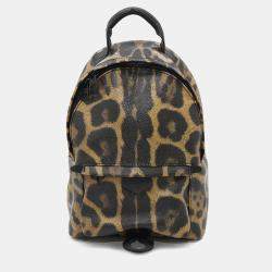 Louis Vuitton Noir/Beige Animal Print PM Palm Springs Backpack