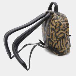 Louis Vuitton Noir/Beige Animal Print PM Palm Springs Backpack