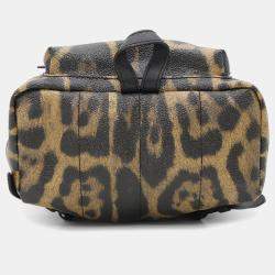 Louis Vuitton Noir/Beige Animal Print PM Palm Springs Backpack
