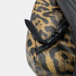 Louis Vuitton Noir/Beige Animal Print PM Palm Springs Backpack