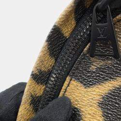 Louis Vuitton Noir/Beige Animal Print PM Palm Springs Backpack