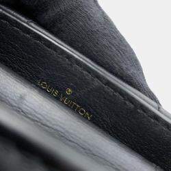Pre Owned Louis Vuitton Noir Calf Leather New Wave Chain Tote Bag