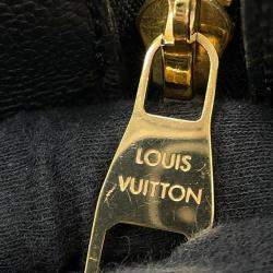 Louis Vuitton Noir Monogram Empreinte Leather Montaigne MM Shoulder Bag