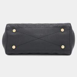 Louis Vuitton Noir Monogram Empreinte Leather Montaigne MM Shoulder Bag