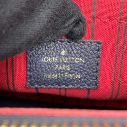 Louis Vuitton Marine Rouge Monogram Empreinte Leather Montaigne MM Shoulder Bag