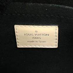 Pre Owned Louis Vuitton Noir/Cream Monogram Montaigne BB Shoulder Bag