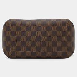 Pre Owned Louis Vuitton Damier Ebene Belmont PM Tote Bag