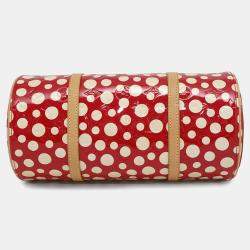 Louis Vuitton Rouge Monogram Vernis Leather Dot Infinity Papillon Shoulder Bag