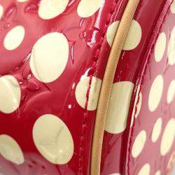 Louis Vuitton Rouge Monogram Vernis Leather Dot Infinity Papillon Shoulder Bag