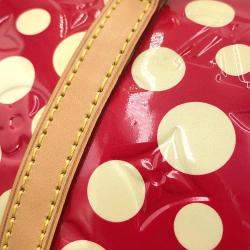 Louis Vuitton Rouge Monogram Vernis Leather Dot Infinity Papillon Shoulder Bag