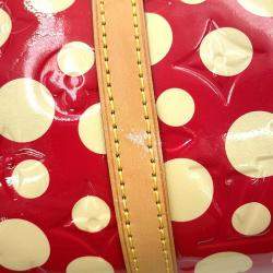 Louis Vuitton Rouge Monogram Vernis Leather Dot Infinity Papillon Shoulder Bag